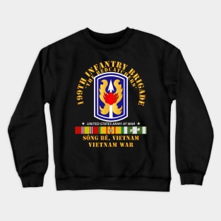 199th Infantry Brigade - The RedCatchers - SSI w VN SVC X 300 Crewneck Sweatshirt